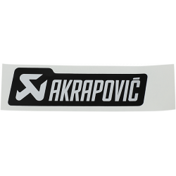 Αυτοκόλλητο AKRAPOVIC MONO AL BLK