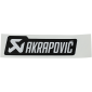 Αυτοκόλλητο AKRAPOVIC MONO AL BLK thumb