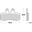Τακάκια φρένων MOTO-MASTER BRAKE PAD CERAMIC MOTO GUZZI V85 850 TT 23 Τακάκια φρένων MOTO-MASTER BRAKE PAD CERAMIC MOTO GUZZI V85 850 TT 23 thumb