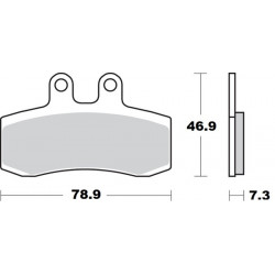 Τακάκια φρένων MOTO-MASTER BRAKE PAD CERAMIC MOTO GUZZI V85 850 TT 23