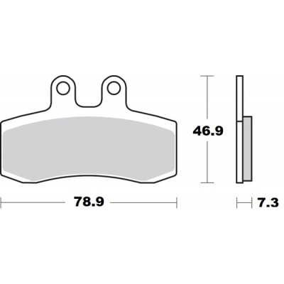 Τακάκια φρένων MOTO-MASTER BRAKE PAD CERAMIC MOTO GUZZI V85 850 TT 23