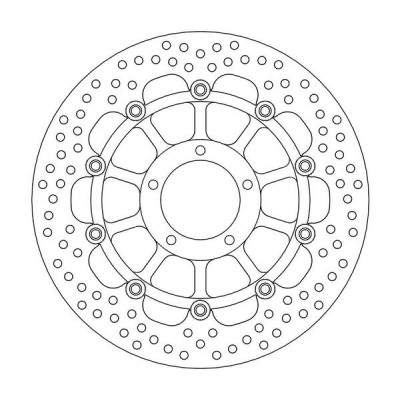 Δισκόπλακα MOTO-MASTER HALO FRONT DISC DUCATI HYPERMOTARD 796