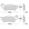 Τακάκια φρένων MOTO-MASTER BRAKE PAD SINTER RACE MX GAS GAS EX 300 23