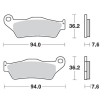 Τακάκια φρένων MOTO-MASTER BRAKE PAD SINTER RACE MX GAS GAS EX 300 23 Τακάκια φρένων MOTO-MASTER BRAKE PAD SINTER RACE MX GAS GAS EX 300 23 thumb
