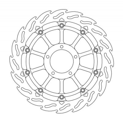 Δισκόπλακα MOTO-MASTER FLAME RACE FR LEFT 5 5mm\