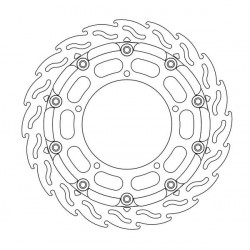 Δισκόπλακα MOTO-MASTER BRAKE ROTOR FLOAT FLAME RACE YAMAHA YZF-R1 1000 14 Δισκόπλακα MOTO-MASTER BRAKE ROTOR FLOAT FLAME RACE YAMAHA YZF-R1 1000 14