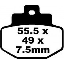 Τακάκια μοτοσυκλέτας EBC SFA ORG SCOOTER SFA321