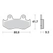 Τακάκια φρένων MOTO-MASTER BRAKEPAD YAMAHA YFM 700 R 23 Τακάκια φρένων MOTO-MASTER BRAKEPAD YAMAHA YFM 700 R 23 thumb