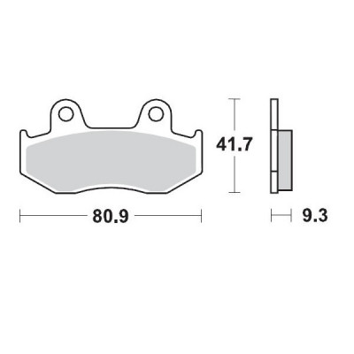 Τακάκια φρένων MOTO-MASTER BRAKEPAD YAMAHA YFM 700 R 23