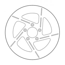 Δισκόπλακα MOTO-MASTER BRAKE ROTOR FIX ROUND RIGHT Harley Davidson XL 883 R 10-13