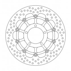 Δισκόπλακα MOTO-MASTER HALO FRONT DISC TRIUMPH STREET TRIPLE 675