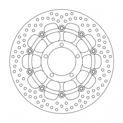 Δισκόπλακα MOTO-MASTER HALO FRONT DISC TRIUMPH STREET TRIPLE 675