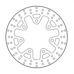 Δισκόπλακα MOTO-MASTER BRAKE ROTOR FIX ROUND L/R Harley Davidson FLHTKSE 1923 ABS 21