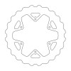 Δισκόπλακα MOTO-MASTER BRAKE ROTOR FIX WAVE MUD FANTIC XE 125 23