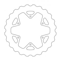 Δισκόπλακα MOTO-MASTER BRAKE ROTOR FIX WAVE MUD YAMAHA YZ 250 X 23