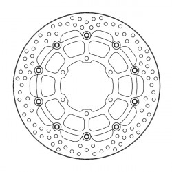 Δισκόπλακα MOTO-MASTER BRAKE ROTOR FLOAT ROUND GSX-R 1000 R ABS