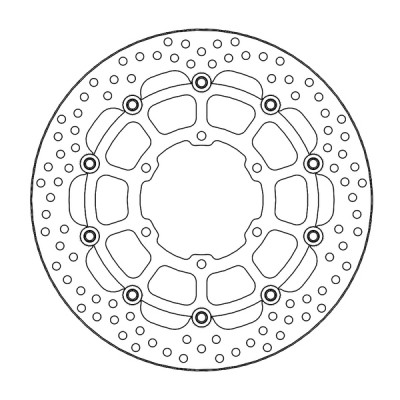 Δισκόπλακα MOTO-MASTER BRAKE ROTOR FLOAT ROUND GSX-R 1000 R ABS