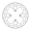 Πίσω δισκόπλακα μοτοσυκλέτας MOTO-MASTER BRAKE DISC HALO DUCATI XDIAVEL 1262 S ABS 23