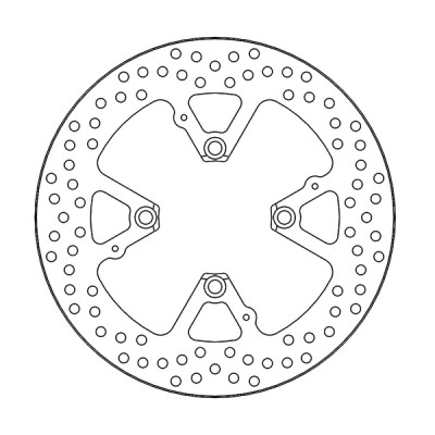 Πίσω δισκόπλακα μοτοσυκλέτας MOTO-MASTER BRAKE DISC HALO DUCATI XDIAVEL 1262 S ABS 23