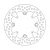 Δισκόπλακα MOTO-MASTER BRAKE ROTOR FIX ROUND L/R HONDA	CB 300 F 17