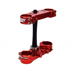 Τιμονόπλακα μηχανής SCAR για HONDA CRF 14- ΚΟΚΚΙΝΟ