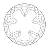 Δισκόπλακα MOTO-MASTER HALO DISC FRONT FIX LEFT SATELIS 125 ABS 19