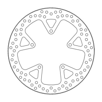 Δισκόπλακα MOTO-MASTER HALO DISC FRONT FIX LEFT SATELIS 125 ABS 19