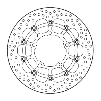 Δισκόπλακα εμπρός MOTO-MASTER BRAKE DISC FLOAT HONDA CB 650 R ABS 21-23