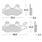 Τακάκια φρένων MOTO-MASTER BRAKE PAD CERAMIC MZ	RT 125 08 thumb