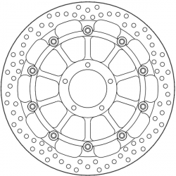 Δισκόπλακα εμπρός MOTO-MASTER HALO PRO για DUCATI MONSTER 1100 S 10