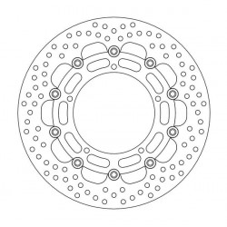 Δισκόπλακα MOTO-MASTER BRAKE ROTOR FLOAT ROUND 5 YAMAHA YZF-R1 1000