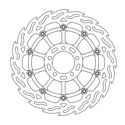 Δισκόπλακα εμπρός MOTO-MASTER BRAKE DISC R FLAME FR L DUCATI MULTISTRADA V4 1200 ABS 22-23