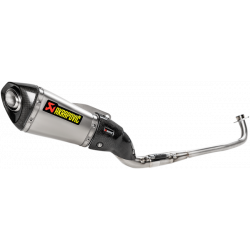 Ολόκληρο σύστημα εξάτμισης AKRAPOVIC RAC TI MSX / GROM