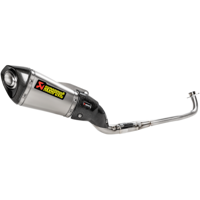 Ολόκληρο σύστημα εξάτμισης AKRAPOVIC RAC TI MSX / GROM