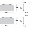 Τακάκια φρένων MOTO-MASTER BRAKE PAD CERAMIC BMW R 80 /7S 80