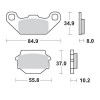 Τακάκια φρένων MOTO-MASTER BRAKEPAD KAWASAKI KSF 250 2X4 04