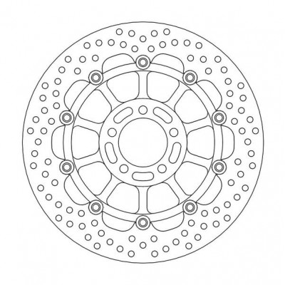 Δισκόπλακα MOTO-MASTER HALO FRONT DISC KAWASAKI ZZR 600