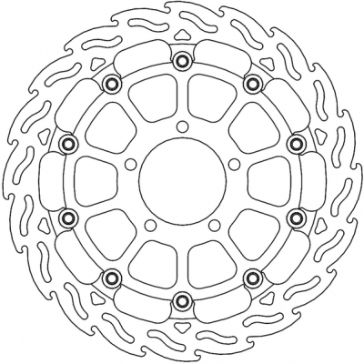 Δισκόπλακα εμπρός MOTO-MASTER BRAKE DISC FLAME FR R SBK