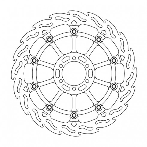 Δισκόπλακα MOTO-MASTER BRAKE ROTOR FLOAT FLAME R APRILIA TUONO V4 1100 RR ABS 22-23 Δισκόπλακα MOTO-MASTER BRAKE ROTOR FLOAT FLAME R APRILIA TUONO V4 1100 RR ABS 22-23