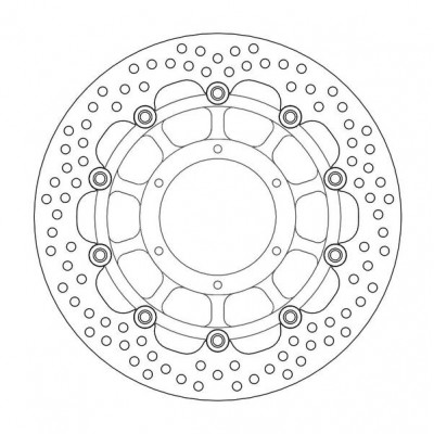 Δισκόπλακα MOTO-MASTER HALO FRONT DISC HORNET 600