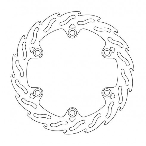 Δισκόπλακα MOTO-MASTER BRAKE ROTOR FIX FLAME LEFT HONDA ADV 350 ABS 23 Δισκόπλακα MOTO-MASTER BRAKE ROTOR FIX FLAME LEFT HONDA ADV 350 ABS 23
