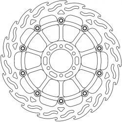 Δισκόπλακα MOTO-MASTER BRAKE ROTOR FLAME KTM DUKE 125 ABS 23