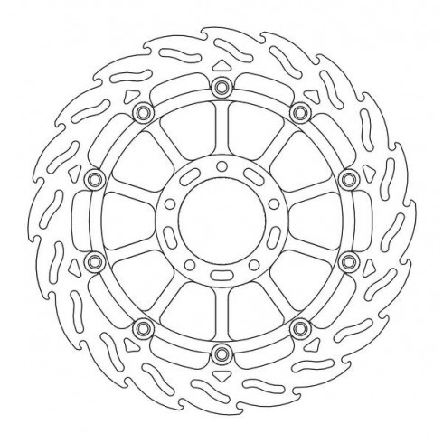 Δισκόπλακα MOTO-MASTER FLAME RIGHT FRONT DISC DUCATI/ Δισκόπλακα MOTO-MASTER FLAME RIGHT FRONT DISC DUCATI/