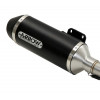 Τελικό εξάτμισης μοτοσυκλέτας ARROW MUFFLER URBAN AL/BK J300