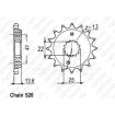Κιτ αλυσίδα και γρανάζια REGINA για KAWASAKI ZX6-R 05-06 thumb