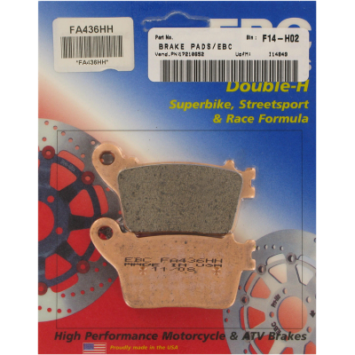 Τακάκια μοτοσυκλέτας EBC SINTERED HH FA436HH