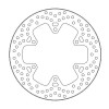 Δισκόπλακα MOTO-MASTER BRAKE ROTOR ROUND DUCATI MONSTER 937 ABS