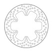 Δισκόπλακα MOTO-MASTER BRAKE ROTOR ROUND DUCATI MONSTER 937 ABS Δισκόπλακα MOTO-MASTER BRAKE ROTOR ROUND DUCATI MONSTER 937 ABS thumb
