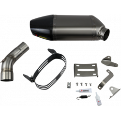 Τελικό εξάτμισης μοτοσυκλέτας AKRAPOVIC TI/CF ZX-6R 07/08