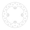 Δισκόπλακα MOTO-MASTER REAR DISC ROUND YFM 700 4X4 23